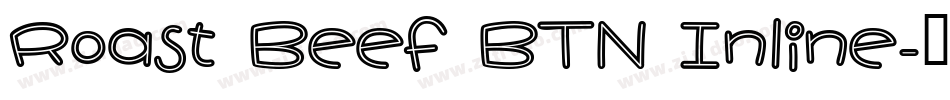 Roast Beef BTN Inline字体转换